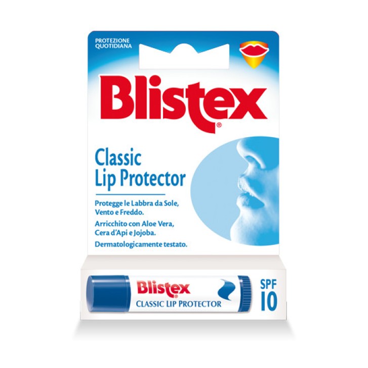 Blistex Classic Balsamo Labbra Protettivo Idratante SPF 10 Stick 4.25g - Blistex Blistex Classic Balsamo Labbra Protettivo Idratante SPF 10 Stick 4.25g - Blistex