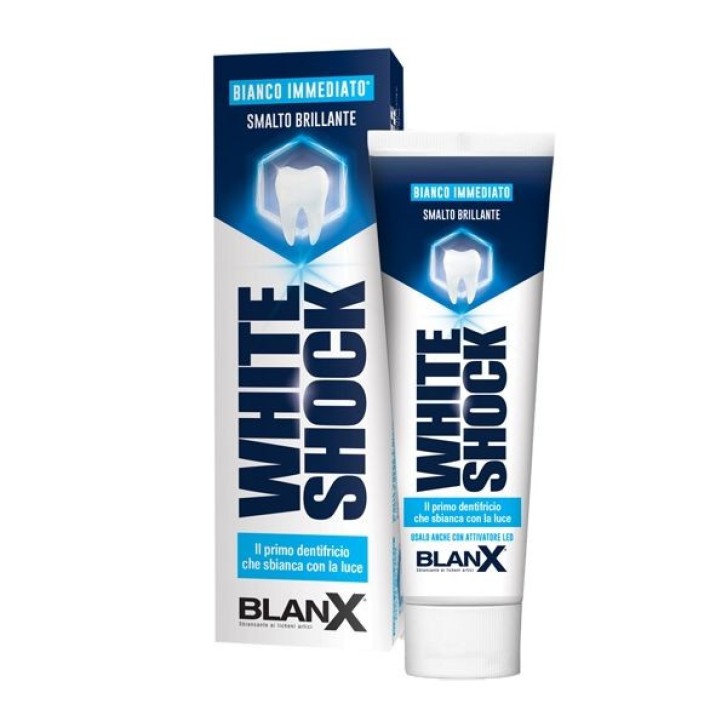 White Shock Dentifricio Sbiancante con Actilux Bianco Immediato 75ml - BLANX