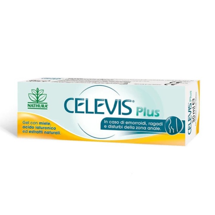 Celevis Plus Gel Proctologico per Emorroidi e Ragadi Anali 30ml con Applicatore - Nathura
