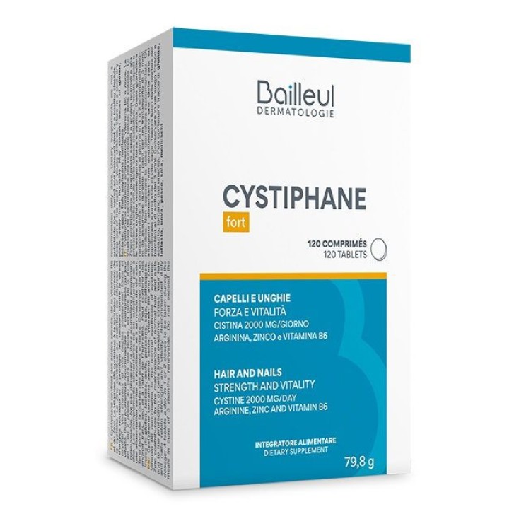 Cystiphane Biorga Integratore Alimentare per Capelli e Unghie 120 Compresse - Cystiphane