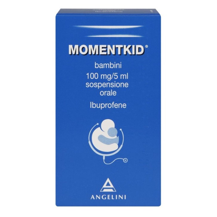 Momentkid Bambini 100 mg/5 ml Sospensione Orale Gusto Miele e Banana - Moment