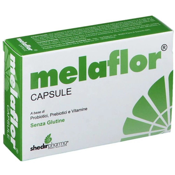 Melaflor Integratore Alimentare per Flora Intestinale 30 Capsule - Shedir Pharma