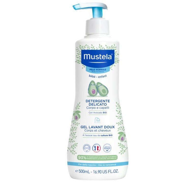 Detergente Delicato Mustela per Corpo e Capelli 500ml - Mustela
