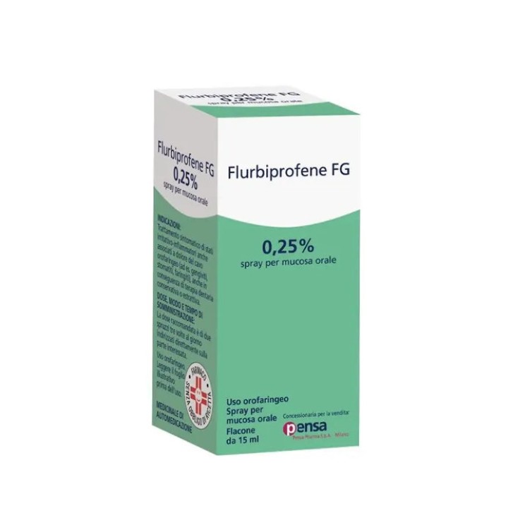 Flurbiprofene 0,25% Spray Mucosa Orale 15ml - Pensa
