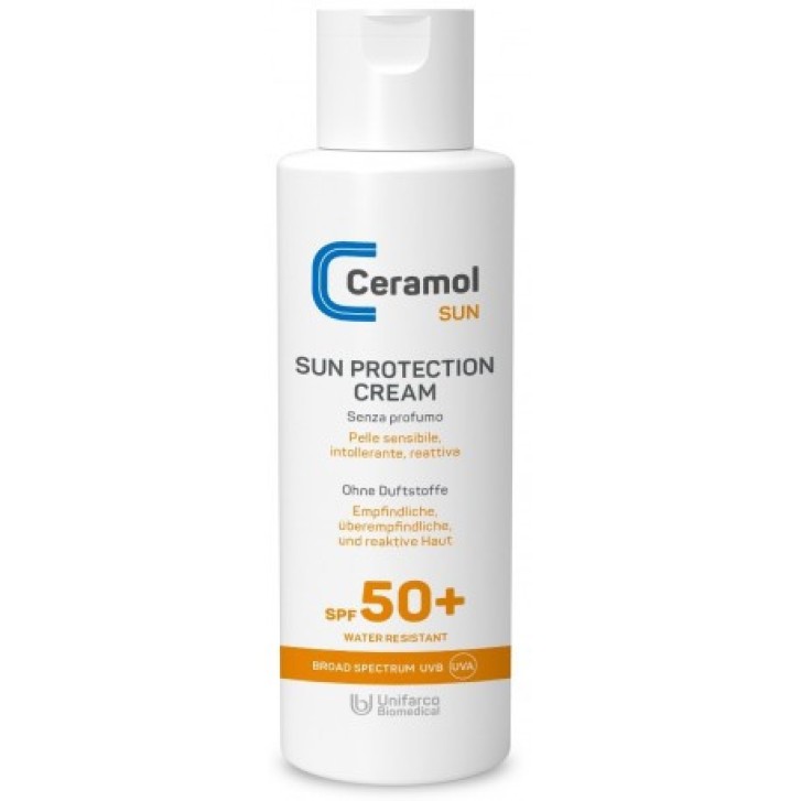 Ceramol Sun Crema Solare SPF50+ Alta Protezione 200ml - Unifarco Ceramol Sun Crema Solare SPF50+ Alta Protezione 200ml - Unifarco