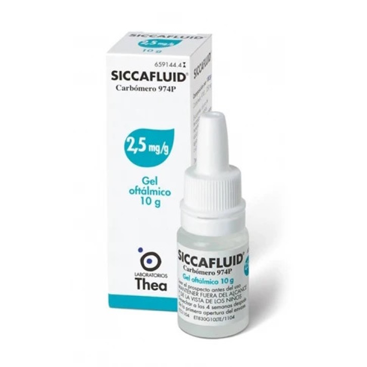 Siccafluid Gel Oftalmico 2.5 mg/g 10g - Siccafluid