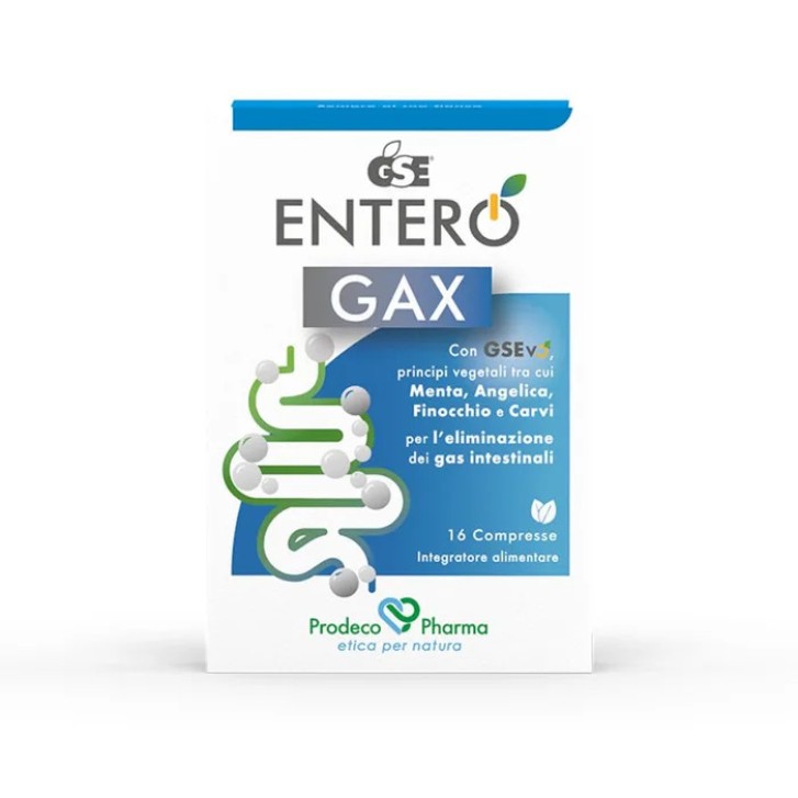 Entero Gax Integratore Alimentare Disturbi Intestinali 16 Compresse - GSE