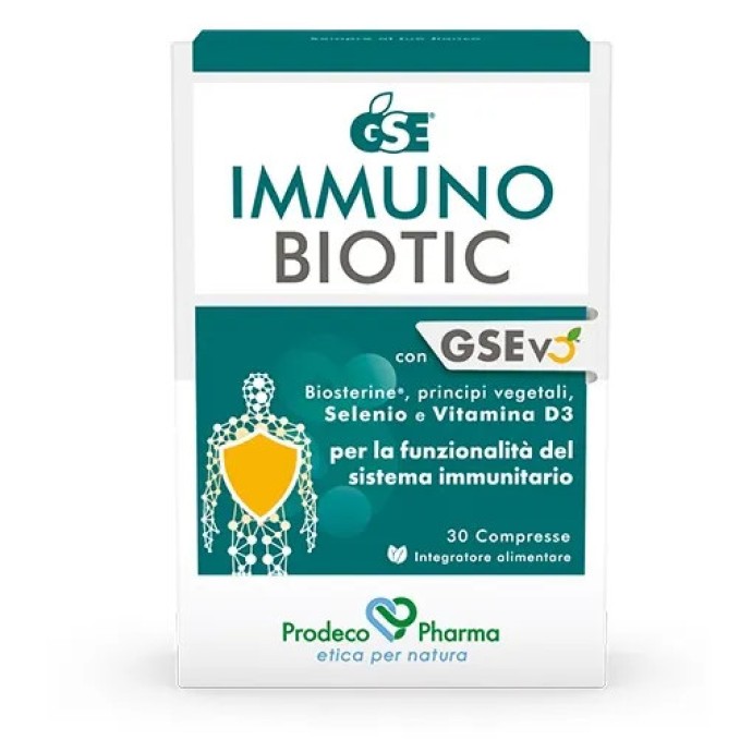 Immunobiotic Integratore per Difese Immunitarie 30 Compresse - GSE Immunobiotic Integratore per Difese Immunitarie 30 Compresse - GSE