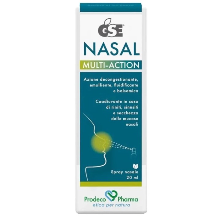 GSE Nasal Multi-Action Soluzione Nasale Ipertonica 20ml - GSE