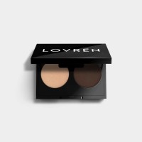 Ombretto Duo Marrone L.OM2 Dermatologicamente Testato Vegan Senza Glutine - LOVREN