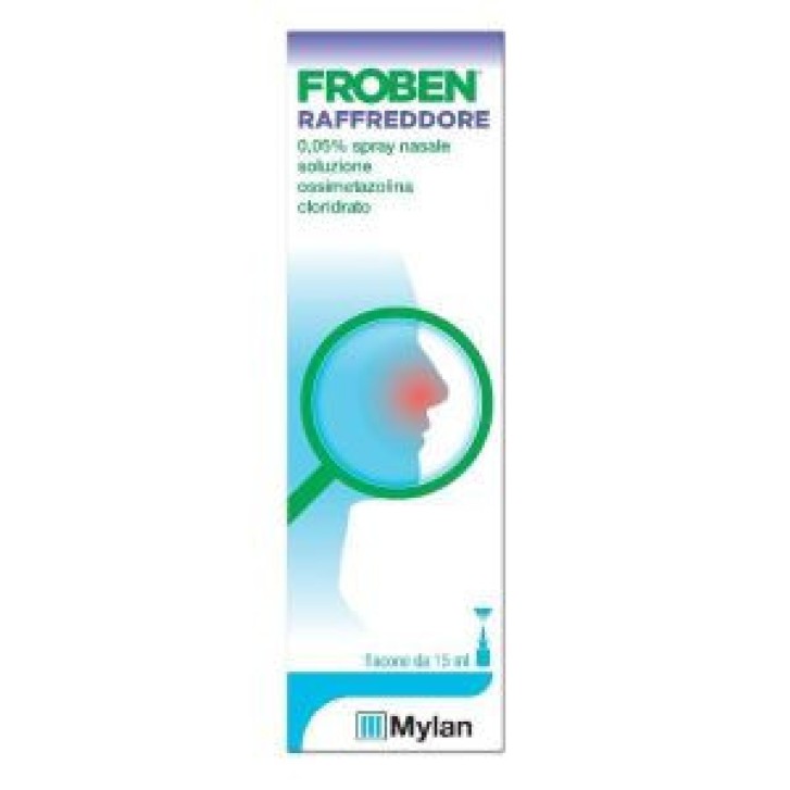 Froben Raffreddore Spray Nasale Decongestionante Ossimetazolina 0.05% 15ml - FROBEN