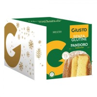 Pandoro Tradizionale senza Glutine e senza Lattosio 400g - Giusto Pandoro Tradizionale senza Glutine e senza Lattosio 400g - Giusto