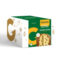 Panettone Senza Zucchero con Uvetta e Canditi Senza Lattosio 750g - Giusto Panettone Senza Zucchero con Uvetta e Canditi Senza Lattosio 750g - Giusto