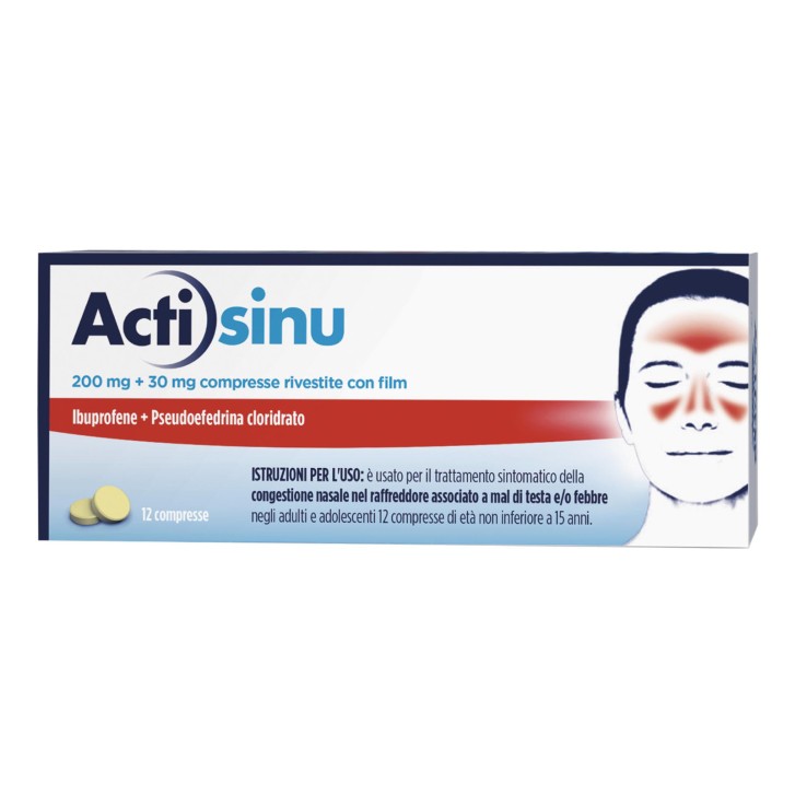 Actisinu 200mg/30mg Compresse Rivestite con Film - Acti