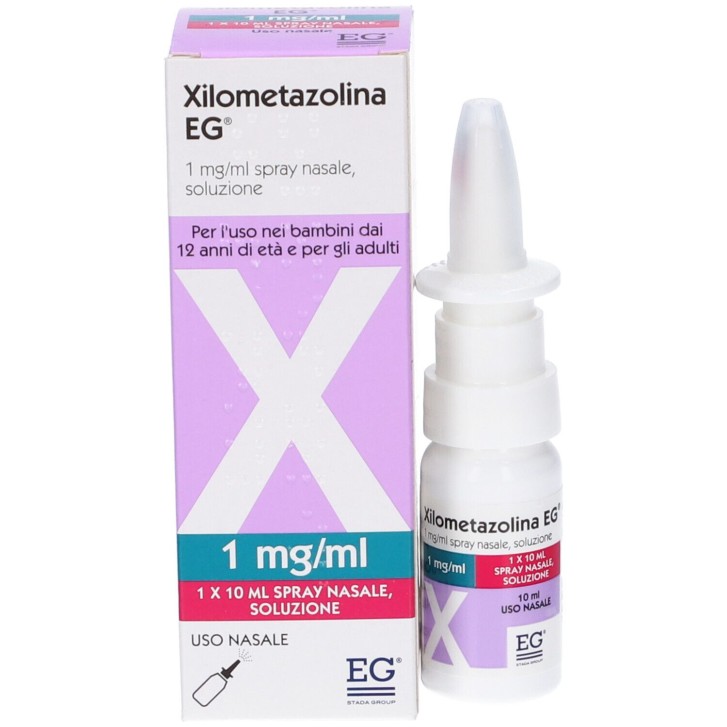 Xilometazolina EG Spray Nasale 1 mg/ml 10ml - Xilometazolina