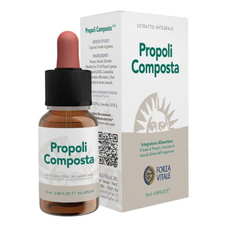 Ecosol Propoli Composta Gocce Benessere Vie Respiratorie 10 ml - Forza Vitale Italia Srl