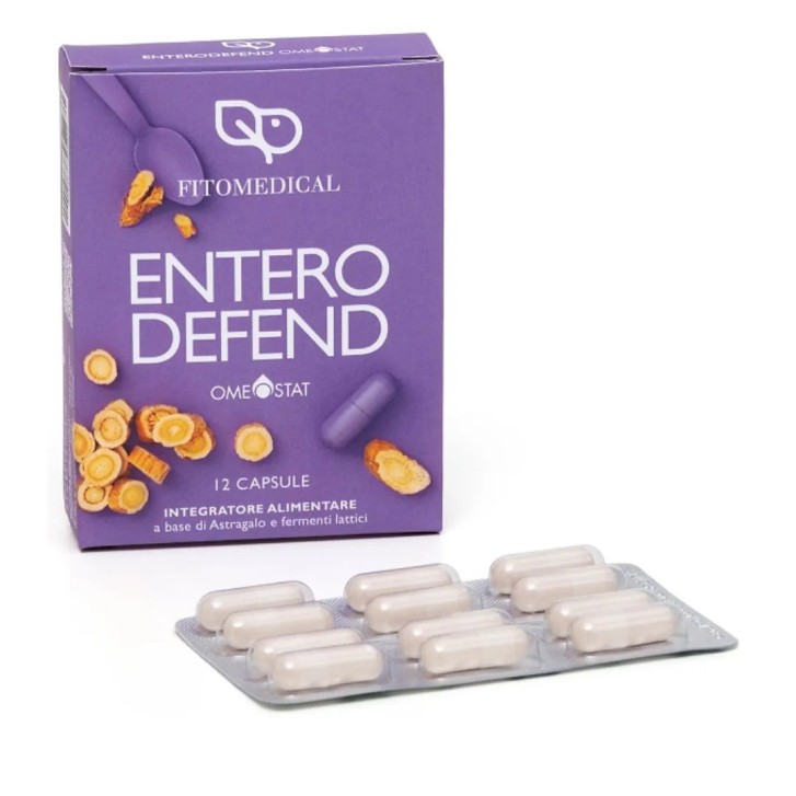 Entero Defend Integratore per Flora Intestinale 12 Capsule - Fitomedical