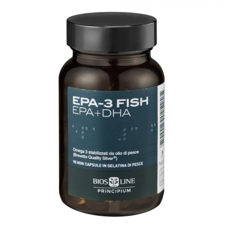 EPA-3 Fish Principium Integratore Omega 3 90 Capsule - Principium