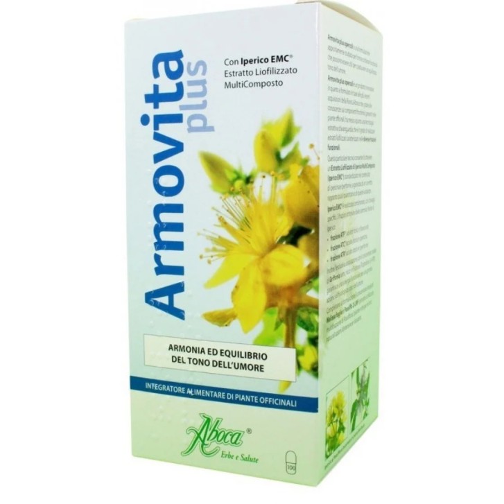 Armovita Plus Integratore Tono dell\'Umore 100 Opercoli - Aboca