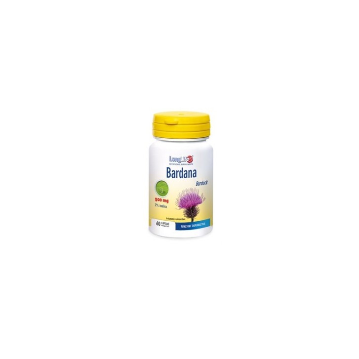 Bardana Integratore Alimentare Drenante 60 Capsule Vegetali - Longlife