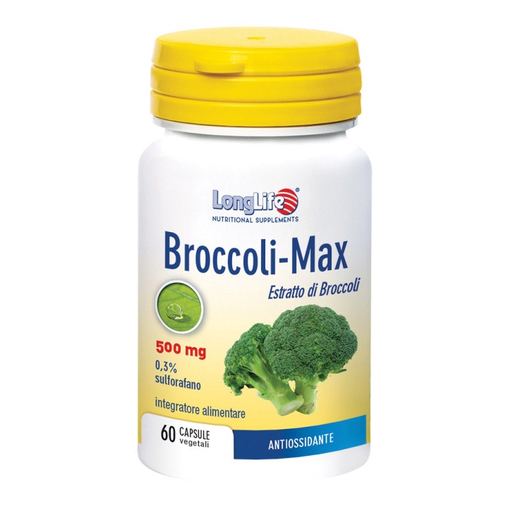 Broccoli Max Longlife Integratore Supporto Digestivo e Cardiovascolare 60 Capsule - Longlife