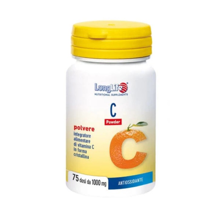 C Powder Longlife Integratore Alimentare Vitamina C 75g - Longlife