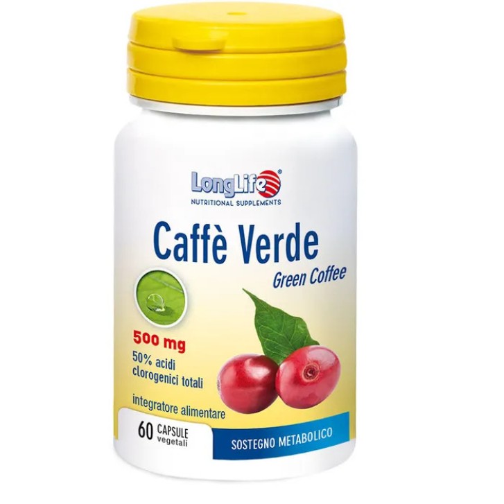 Caffè Verde Longlife Integratore Sostegno Metabolico 60 Capsule - Longlife