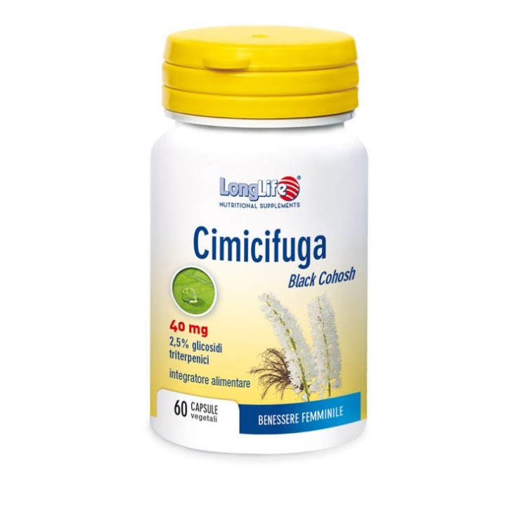 Cimicifuga LongLife Integratore Menopausa 60 Capsule - LongLife