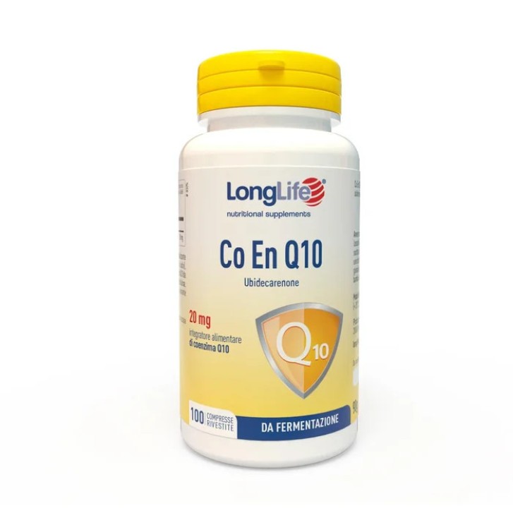 Co En Q10 20mg Integratore Alimentare 100 Compresse - LongLife