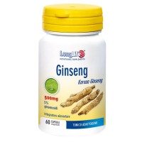 Ginseng 5% Integratore Tonico Adattogeno 60 Capsule - Longlife