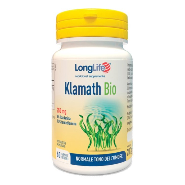 Klamath Bio Integratore Tono dell\'Umore 60 Capsule - LongLife