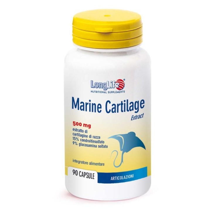 Cartilagine Marina LongLife Estratto 500mg, 90 Capsule - LongLife