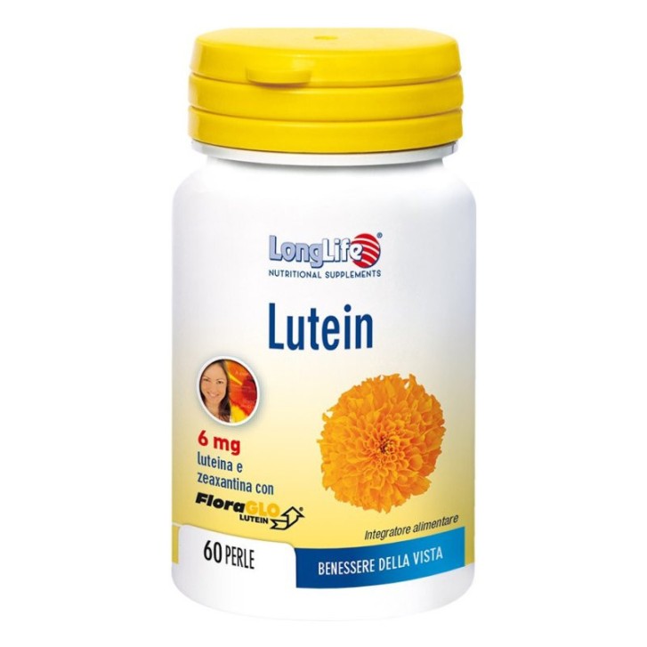 Lutein 6mg Integratore Benessere Vista 60 Perle - Longlife
