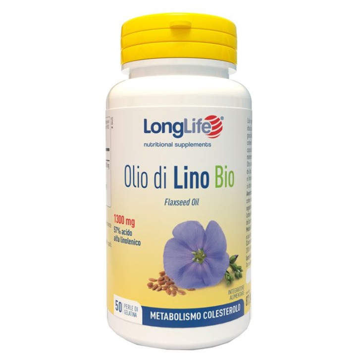 Olio di Lino Bio 50 Perle - Longlife
