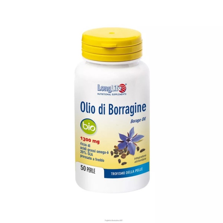 Olio di Borragine Bio 50 Perle - Longlife