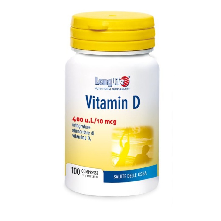 Vitamina D 400 UI LongLife 100 Compresse - LONGLIFE