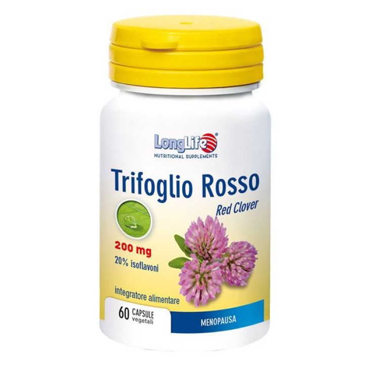 Trifoglio Rosso Longlife 60 Capsule Integratore Menopausa - Longlife Trifoglio Rosso Longlife 60 Capsule Integratore Menopausa - Longlife