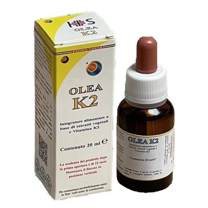 Olea K2 Gocce Integratore Vitamina K2 20ml - Herboplanet