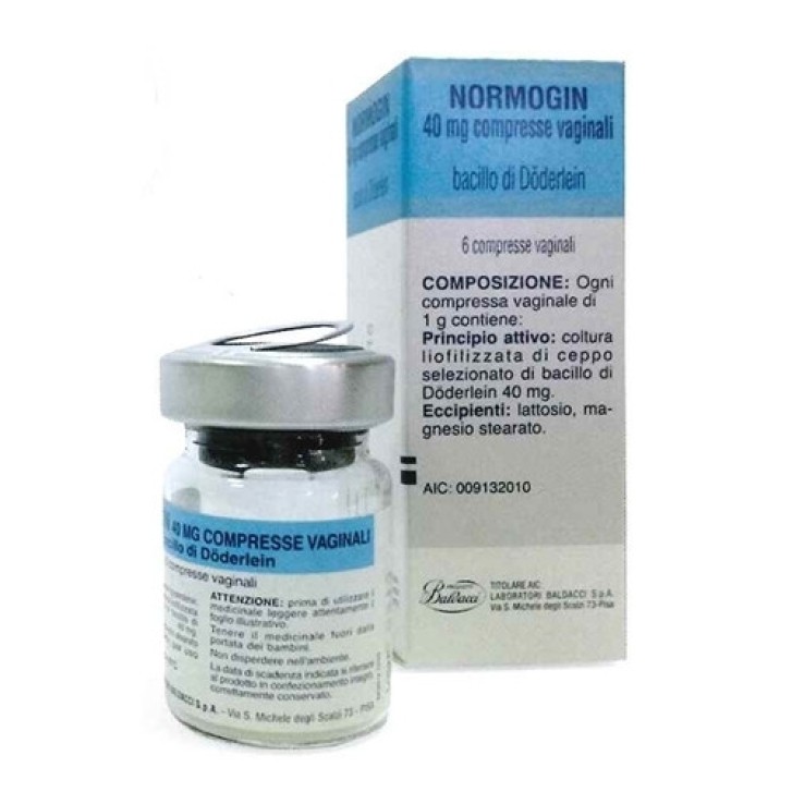 Normogin 40mg Compresse Vaginali - NORMOGIN