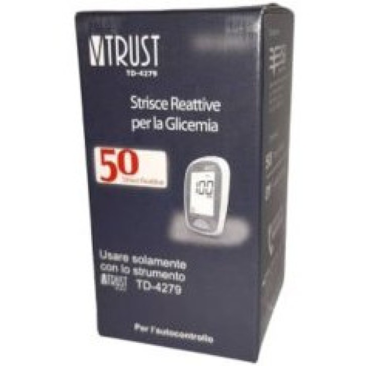 Strisce Glucosio TD-4279 per Diabetici Monouso Dispositivo Medico 50 pezzi - VTRUST Strisce Glucosio TD-4279 per Diabetici Monouso Dispositivo Medico 50 pezzi - VTRUST