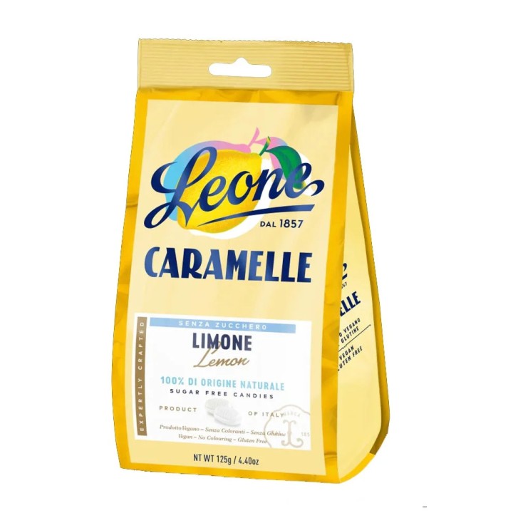 Pastiglie Limone Senza Zuccheri 125g - Pastiglie Leone