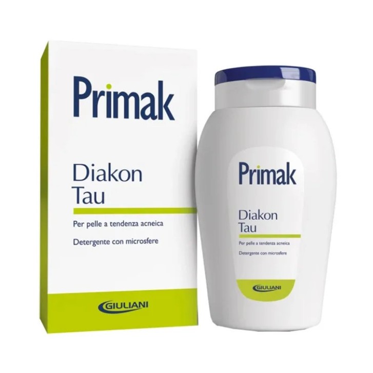 Primak Diakon Tau Detergente Viso Pelle Acneica Microsfere Silice 200ml - Giuliani