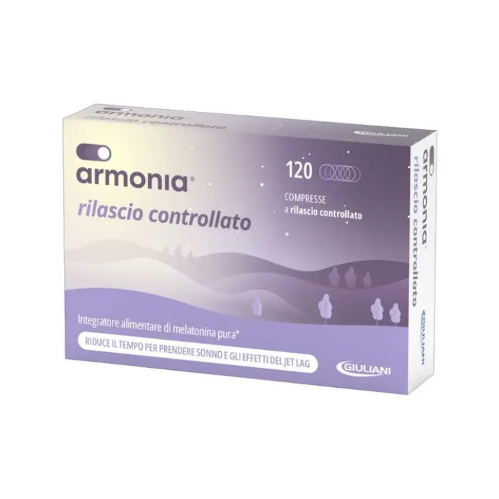Armonia Integratore Melatonina Rilascio Controllato 1mg 120 Compresse