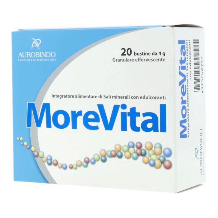 MoreVital Integratore Magnesio e Potassio 20 Bustine - MOREVITAL