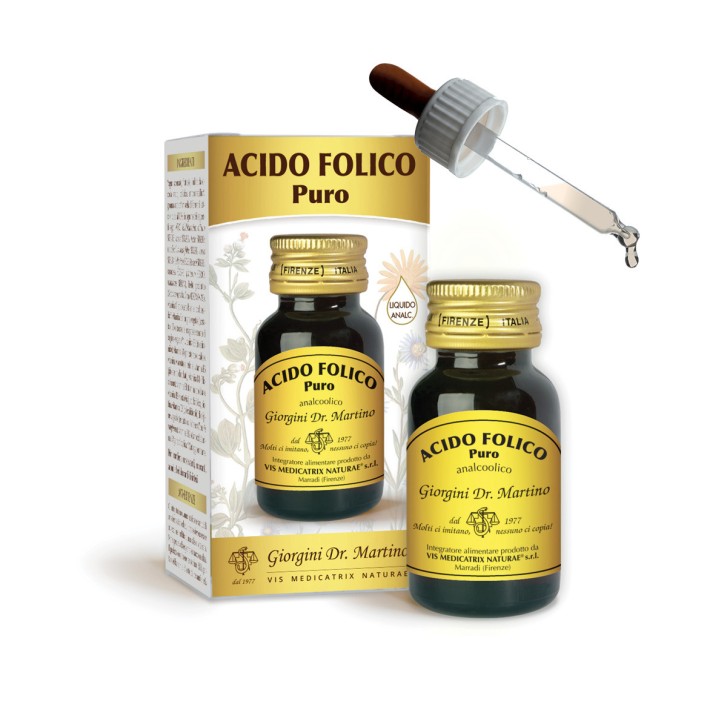 Acido Folico Puro Giorgini Integratore Aumento Folato Materno 30ml - Giorgini
