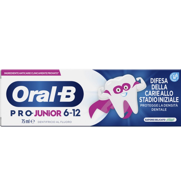 Oral-B Junior 6-12 Anni Dentifricio al Fluoro 75ml - Oral-B