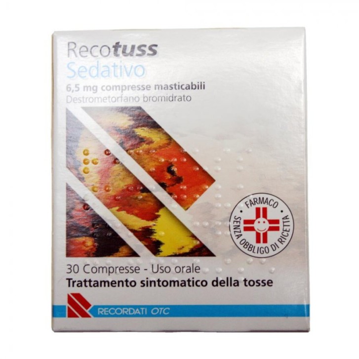 Recotuss Sedativo 6,5 mg 30 Compresse Masticabili - Recotuss
