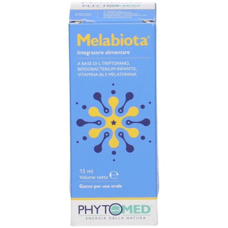 Melabiota Gocce Integratore con Melatonina e Vitamina B6 15ml - Phytomed