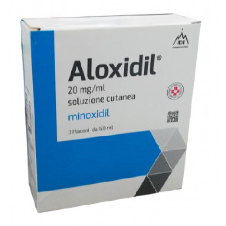 Aloxidil 20 mg/ml Soluzione Cutanea 3 Flaconi da 60 ml - Aloxidil