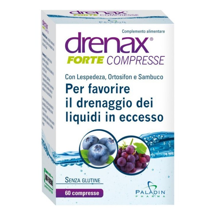 Drenax Forte Mirtillo Integratore Drenante 60 Compresse - Drenax